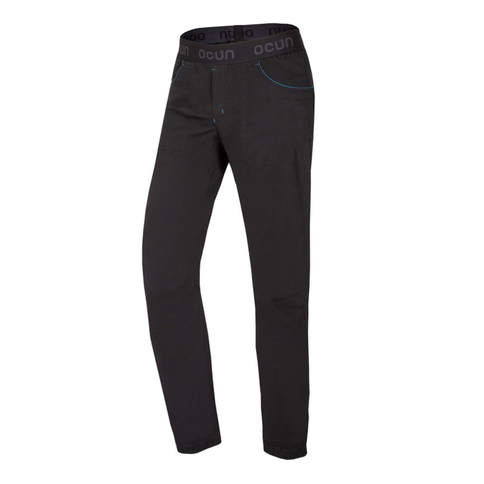 Ocun Jaws Climbing | Bouldering Pant Black Caviar - front view - The Climbing Shop