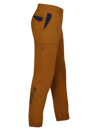 Ocun Jaws Climbing Pant Brown Bronze old model - side view - The Climbing Shop