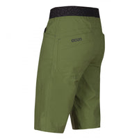 Ocun Mania Short left side view - Green Lime - The Climbing Shop