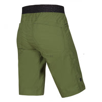 Ocun Mania Short rear view - Green Lime - The Climbing Shop