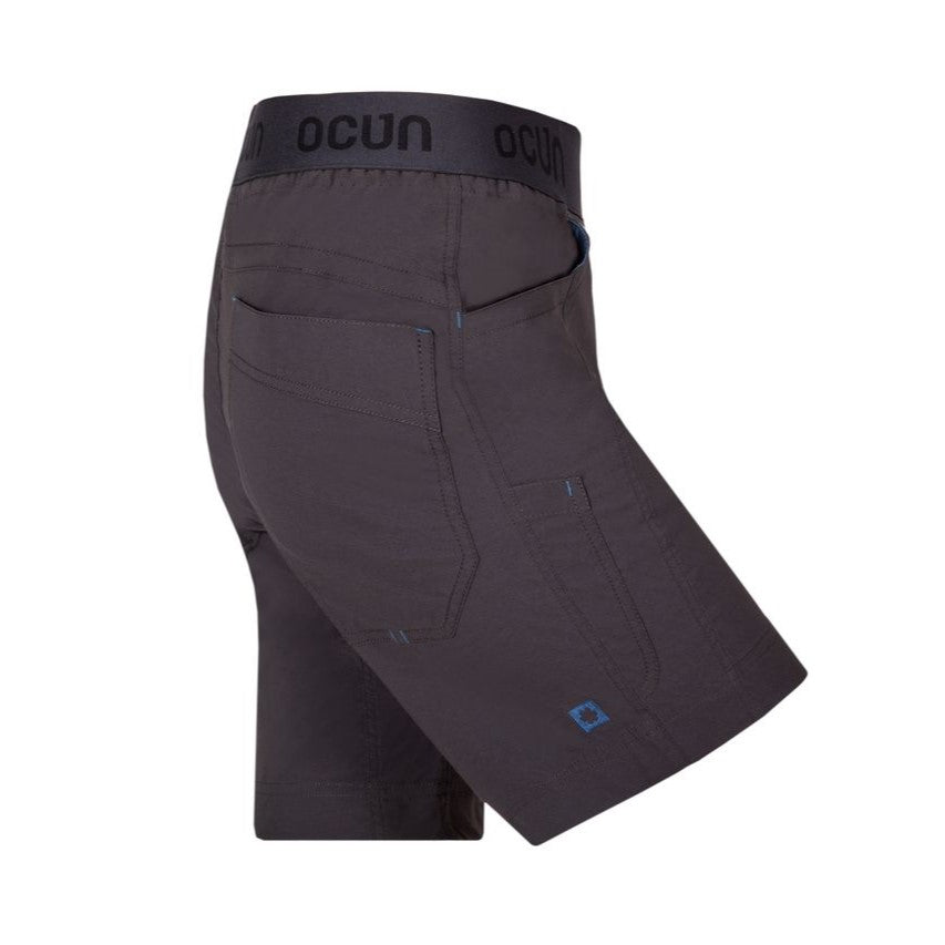 Ocun Mania Short Anthracite Obsidian - side view - The Climbing Shop