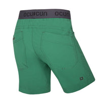 Ocun Mania Short Green Dark - rear view - The Climbing Shop
