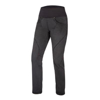 Ocun Noya Women's Organic Black Climbing | Bouldering Jean - front view - The Climbing Shop