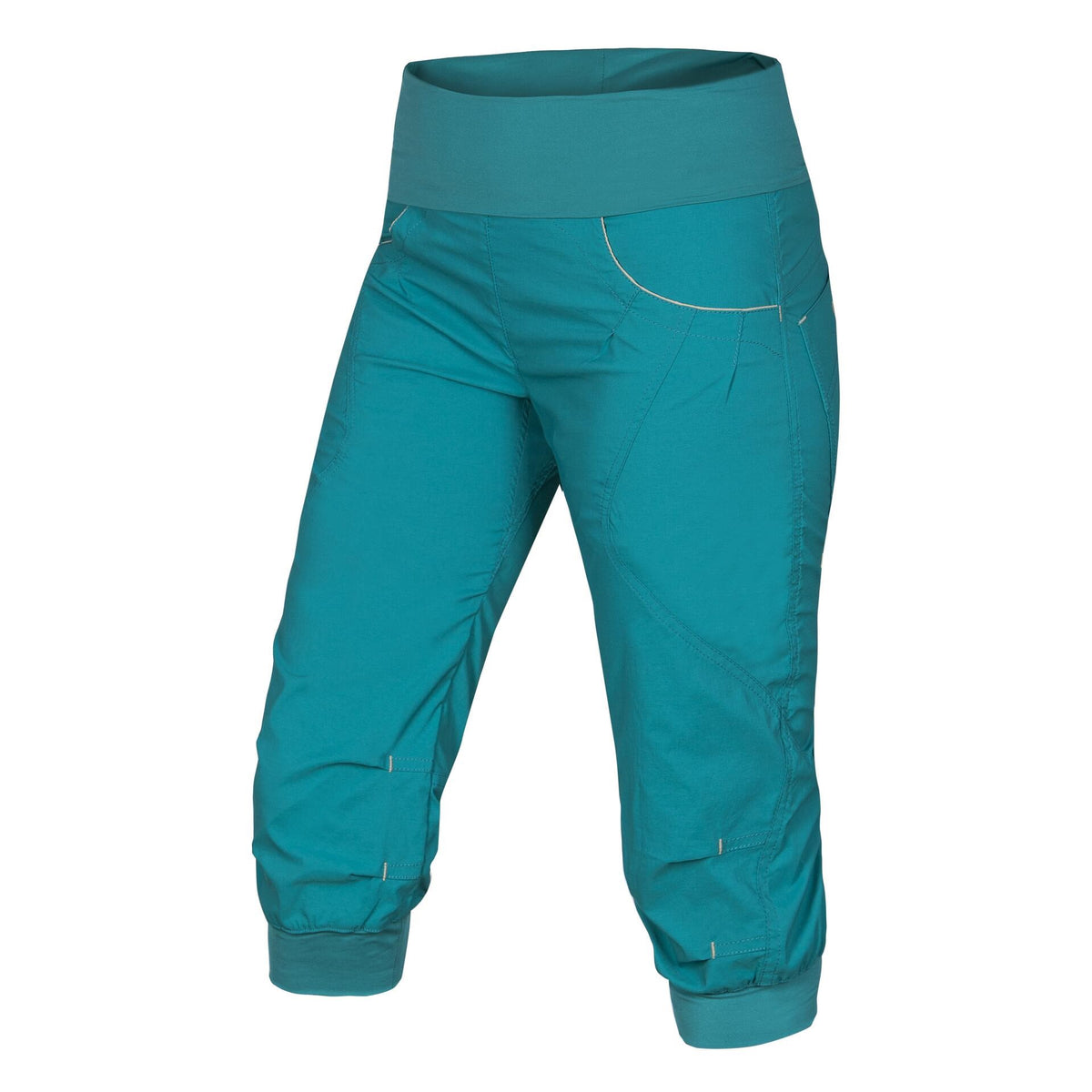 Ocun Noya Climbing | Bouldering Short Deep Blue Peacock - front view - The Climbing Shop
