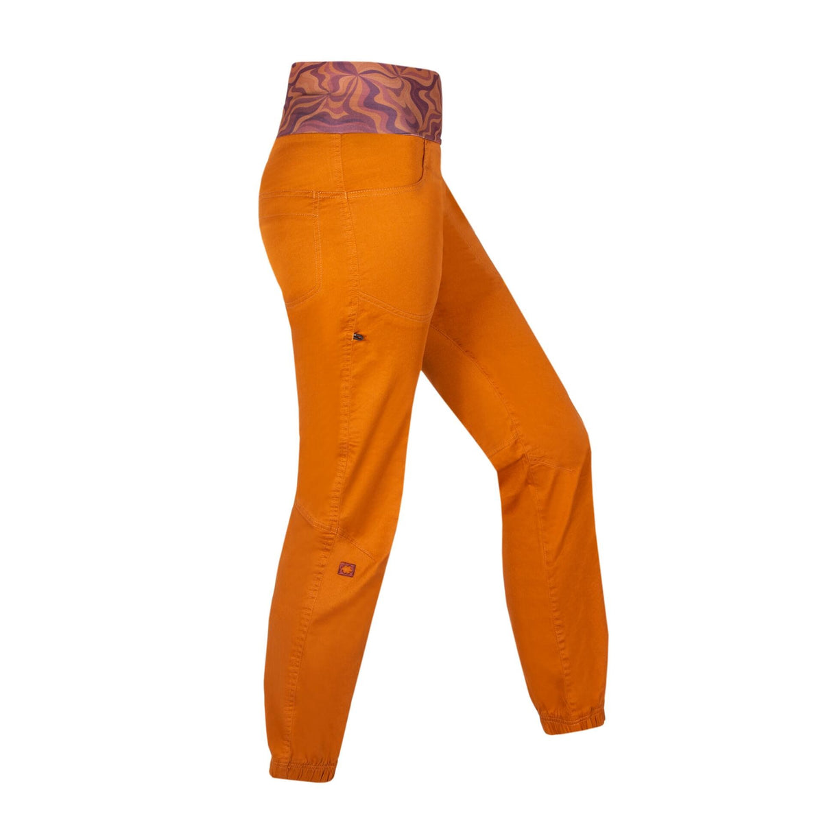 Ocun Sansa Women's Climbing Pant Brown Leather - side view - The Climbing Shop