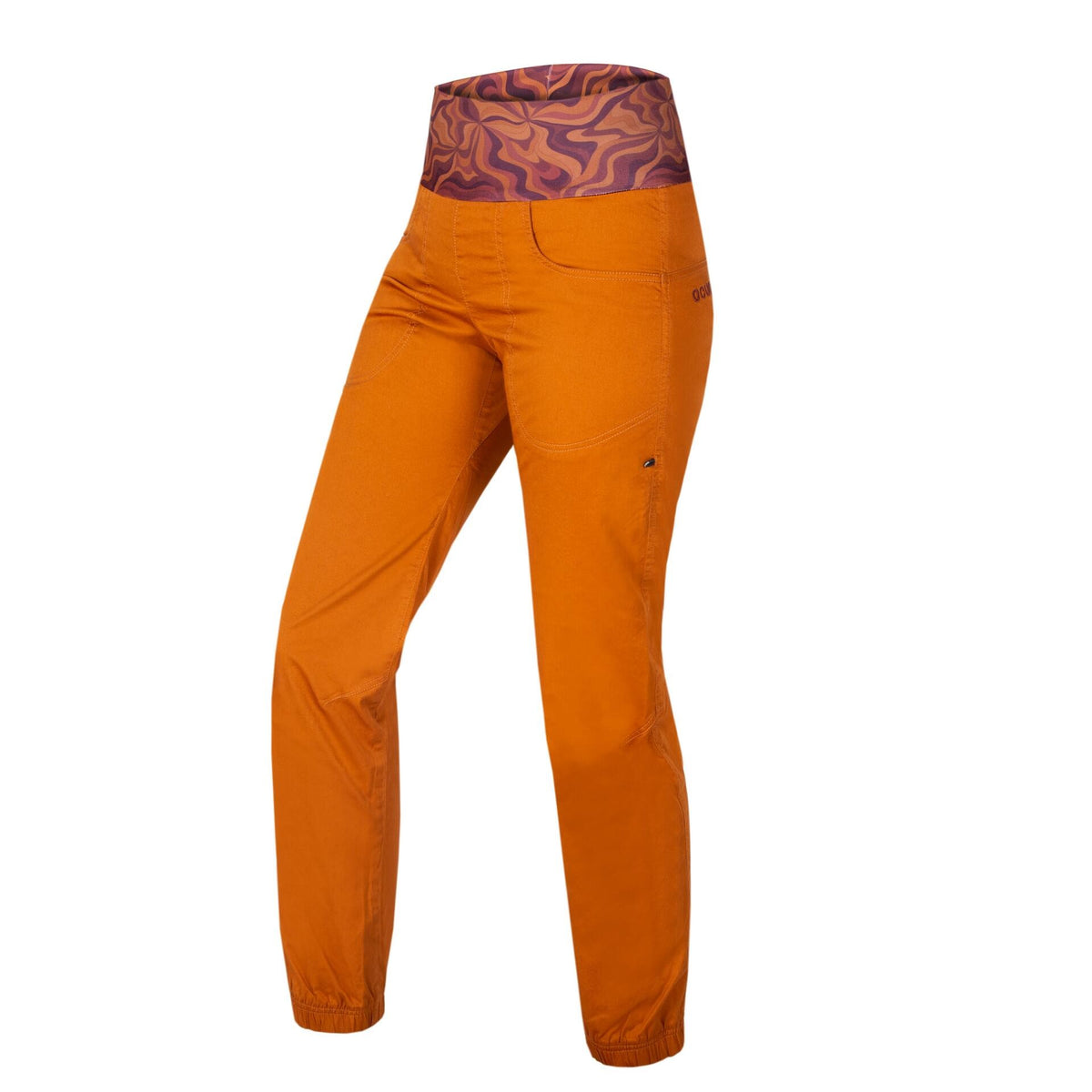 Ocun Sansa Women's Climbing Pant Brown Leather - front view - The Climbing Shop