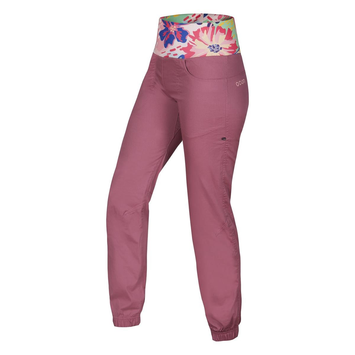 Ocun Sansa Women's Climbing Pant Rose Mesa - front view - The Climbing Shop