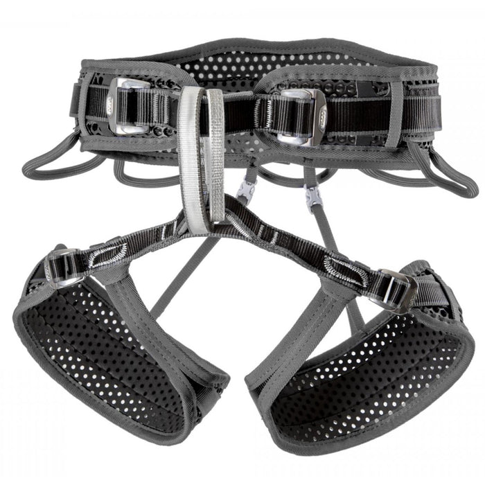 Ocun WeeBee Bigwall Climbing Harness Grey - front view - The Climbing Shop