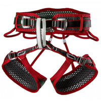 Ocun WeeBee Bigwall Climbing Harness Red - front view - The Climbing Shop