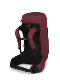 Osprey Archeon Women's 45 Litre backpack mud red back panel - The Climbing Shop