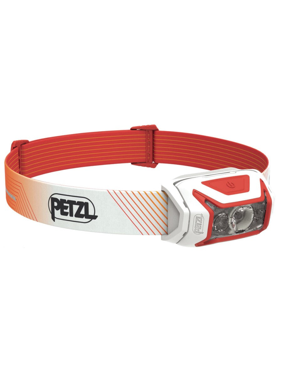 Petzl Actik Core Rechargable Headtorch red - The Climbing Shop