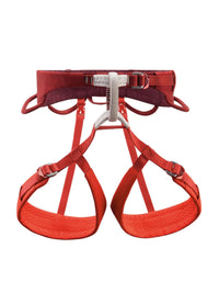 Petzl Adjama rock climbing and mountaineering harness - front view - The Climbing Shop