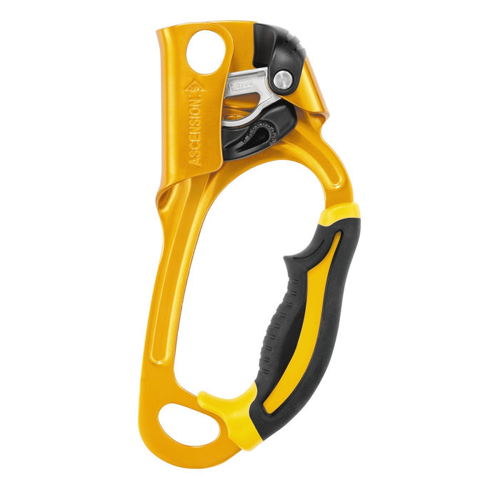 Petzl Ascension Rope Ascender Right Handed yellow - The Climbing Shop