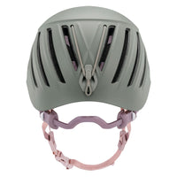 Petzl Borea Womens Climbing Helmet - Jungle Green rear view - The Climbing Shop