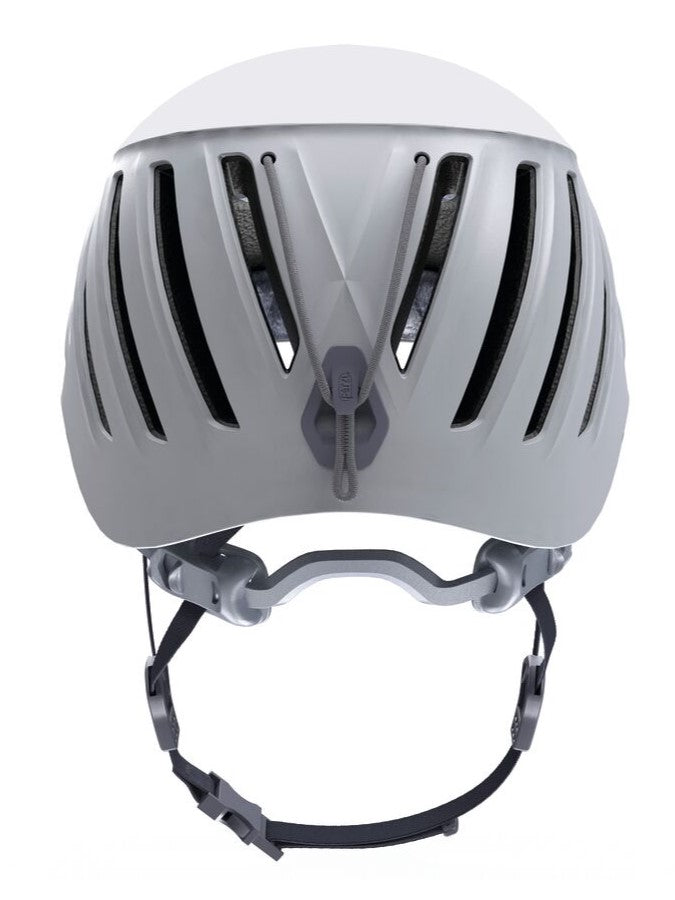 Petzl Borea Womens Climbing Helmet rear view - Lilac White - The Climbing Shop