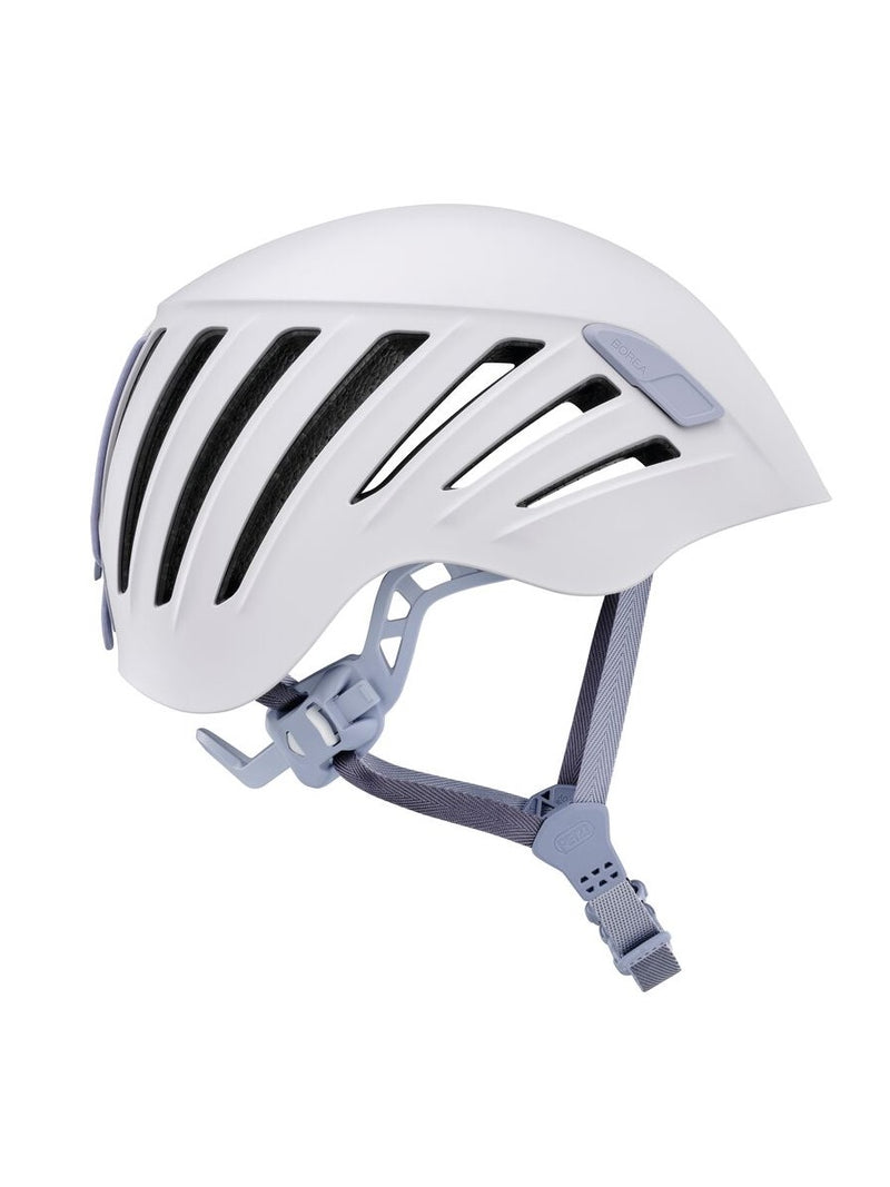 Petzl Borea Womens Climbing Helmet side view - Lilac White - The Climbing Shop