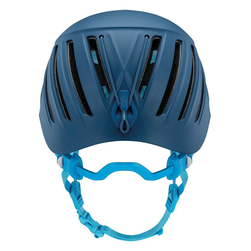 Petzl Borea Womens Climbing Helmet - Navy Blue rear view - The Climbing Shop