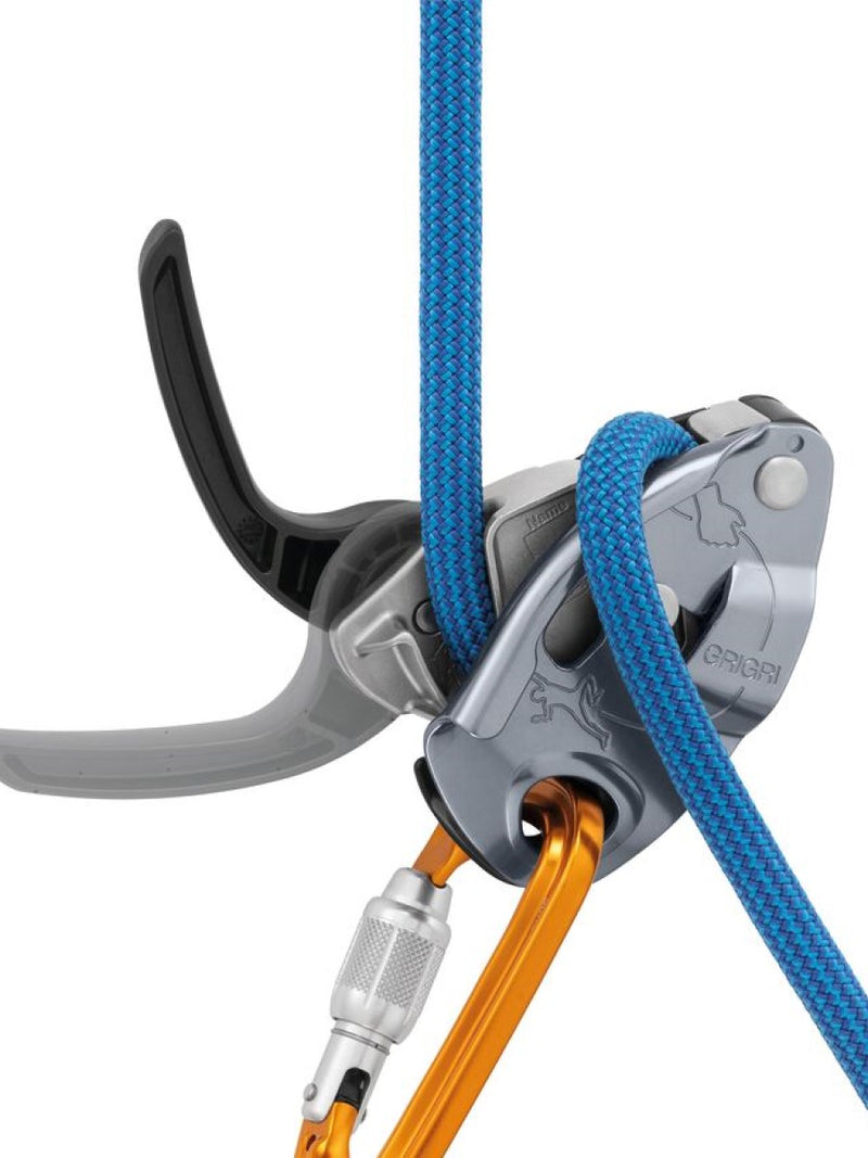 Petzl GriGri in use - The Climbing Shop