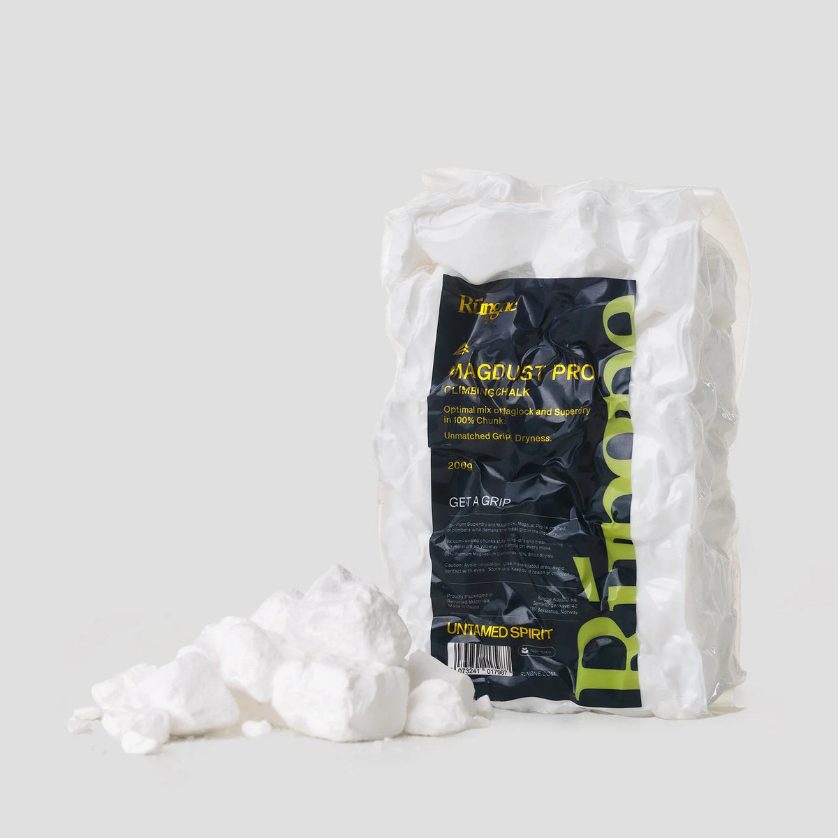 Rungne Magdust Pro 200g - package with loose sample - The Climbing Shop