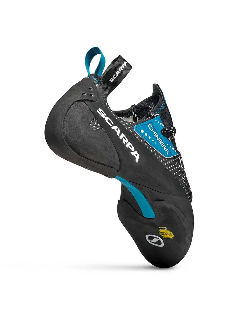 Scarpa Chimera climbing | bouldering shoe - 45 degree outside heel forward view - The Climbing Shop