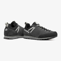 Scarpa Crux 2 Approach Shoe Shark Light Olive - view of a pair  - The Climbing Shop