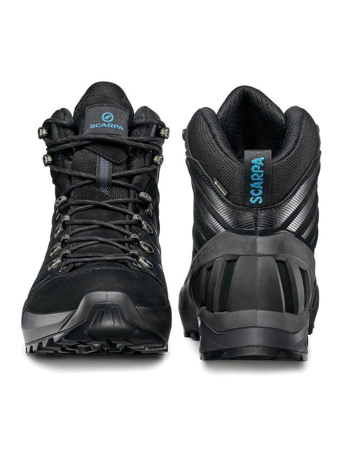 Scarpa Cyclone GTX hiking boot black - heel toe view - The Climbing Shop