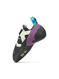 Scarpa Instinct VSR Low Volume climbing shoe - 45 degree inside heel view - The Climbing Shop