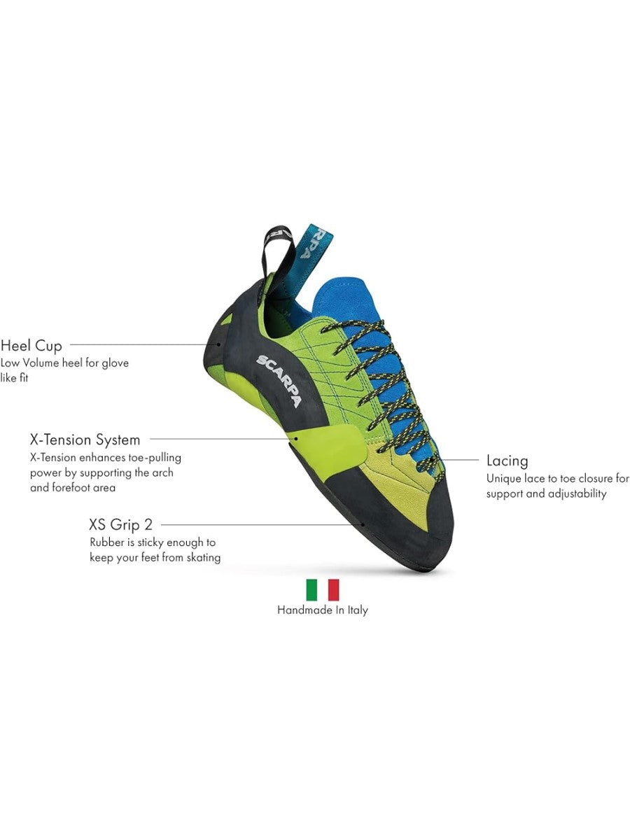 Scarpa Mago climbing|bouldering shoe features - The Climbing Shop