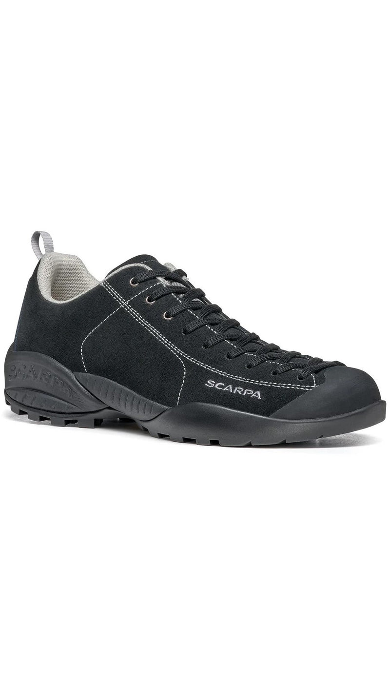 Scarpa Mojito Black approach shoe - The Climbing Shop 9:16