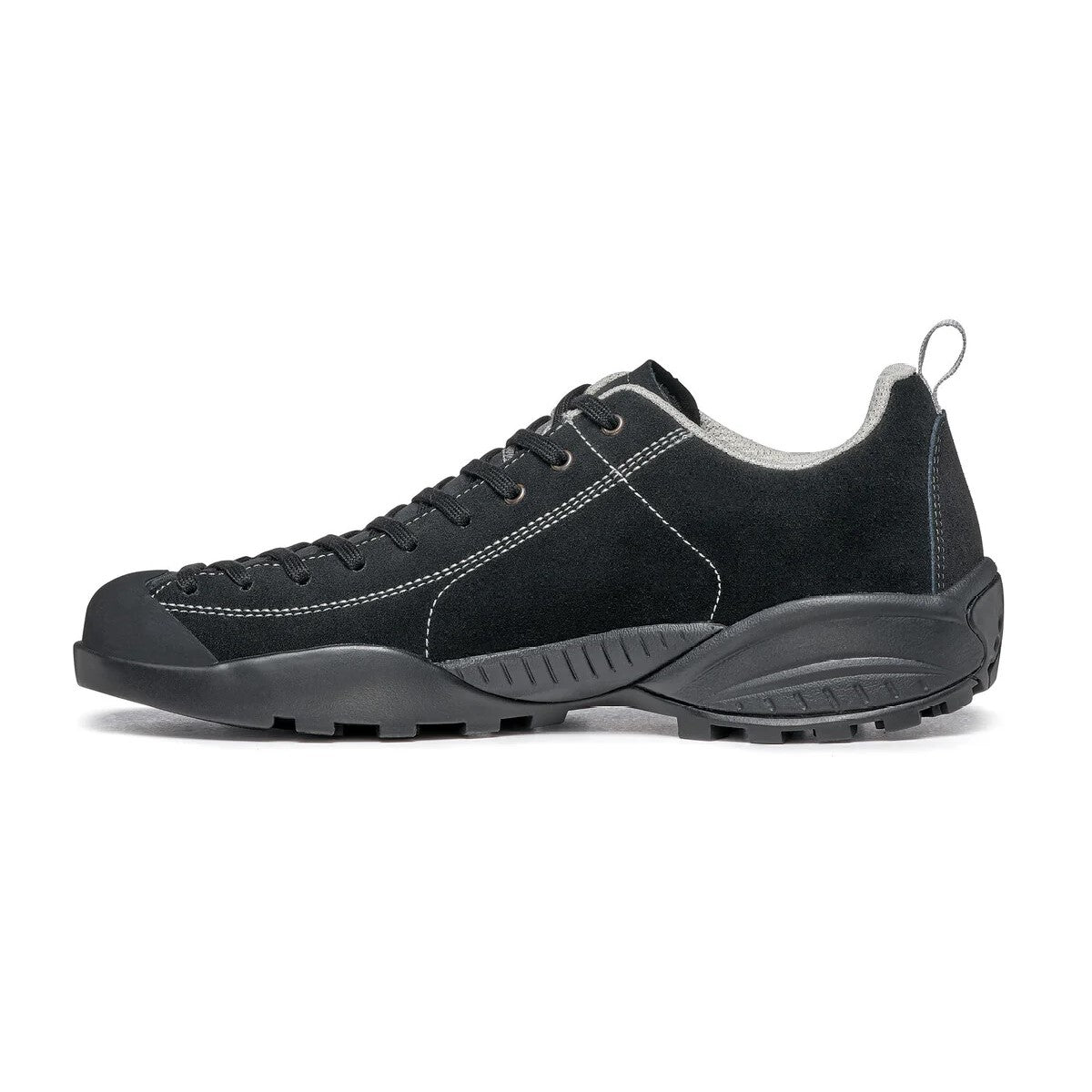 Scarpa Mojito Black approach shoe - inside view - The Climbing Shop
