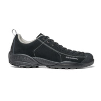 Scarpa Mojito Black approach shoe - outside view - The Climbing Shop