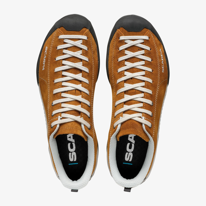 Scarpa Mojito Burnt approach shoe - top down - The Climbing Shop