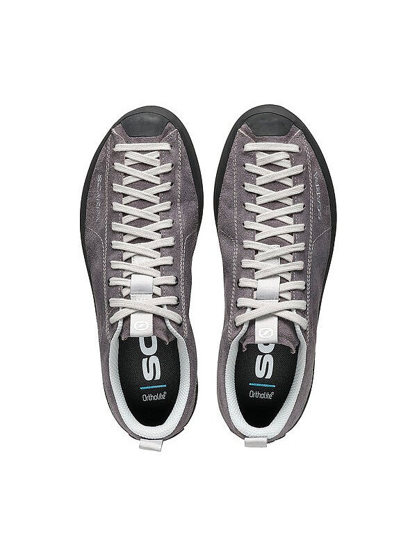 Scarpa Mojito Wrap Graphite approach shoe - top down view - The Climbing Shop