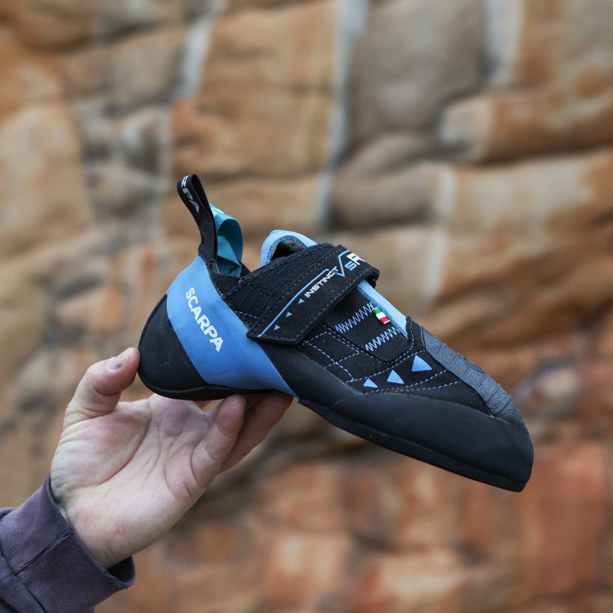 Scarpa Instinct VSR exterior side view at arapiles The Climbing Shop