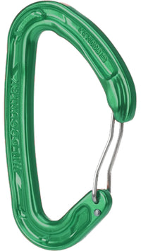 Wild Country Helium Wiregate carabiner - Green - The Climbing Shop 9:16