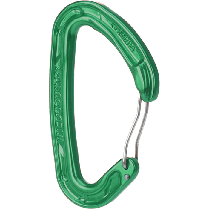 Wild Country Helium Wiregate carabiner - green - The Climbing Shop