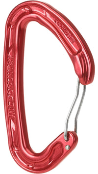Wild Country Helium Wiregate carabiner - Red - The Climbing Shop 9:16