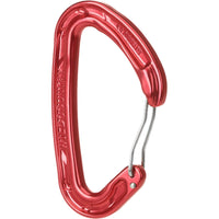 Wild Country Helium Wiregate carabiner - red - The Climbing Shop