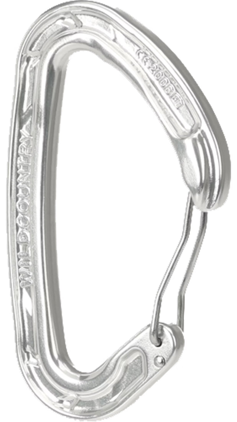 Wild Country Helium Wiregate carabiner - Silver - The Climbing Shop 9:16