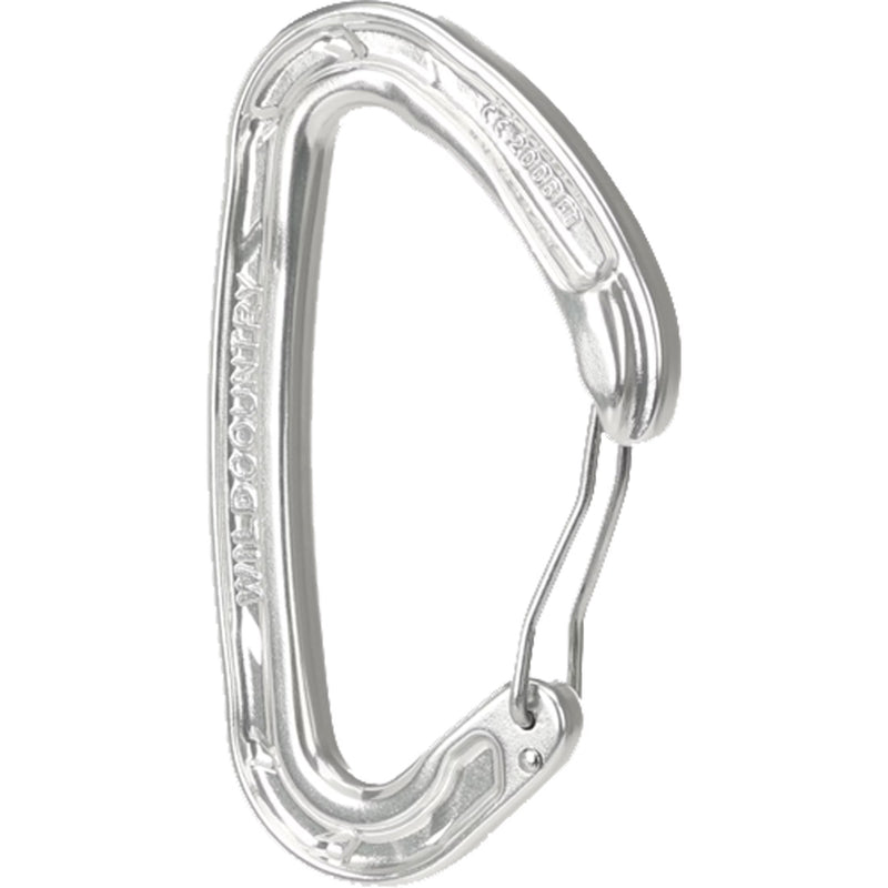 Wild Country Helium Wiregate carabiner - silver - The Climbing Shop