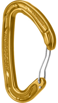 Wild Country Helium Wiregate carabiner - Yellow - The Climbing Shop 9:16