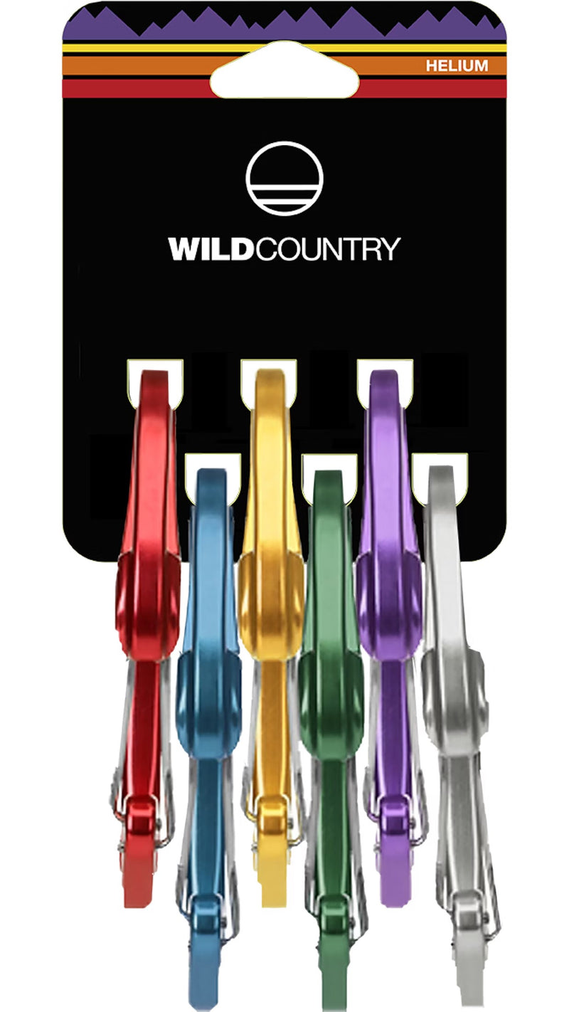 Wild Country Helium 3.0 wire gate carabiner rack pack - The Climbing Shop 9:16