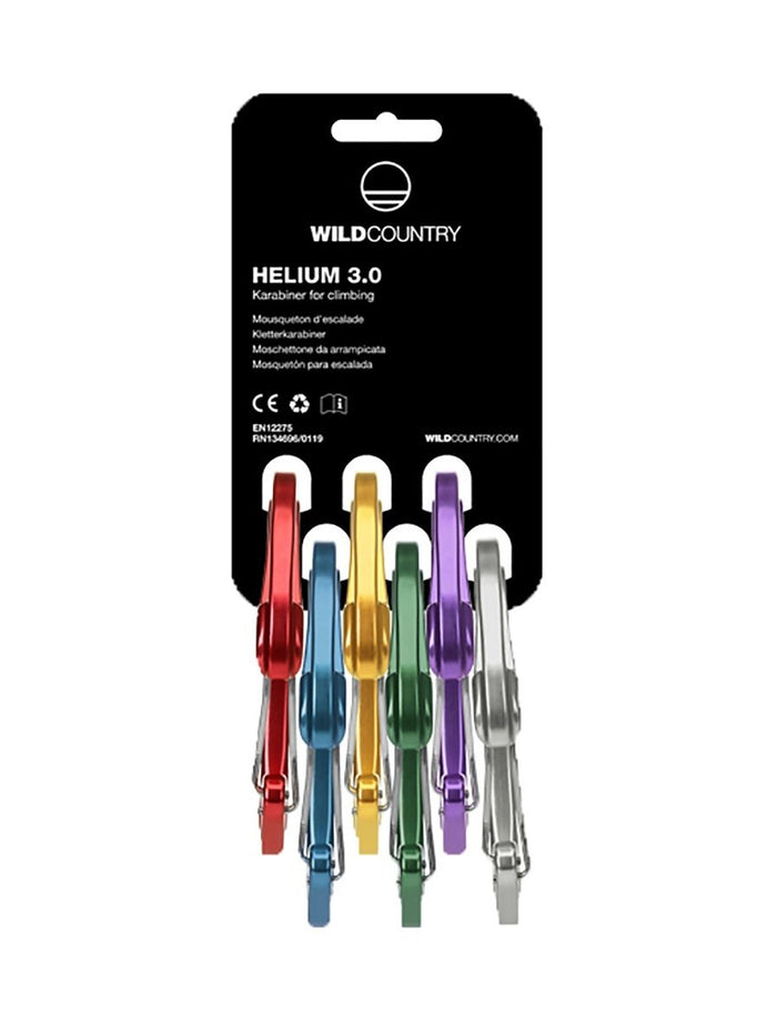 Wild Country Helium 3.0 wire gate carabiner rack pack - The Climbing Shop