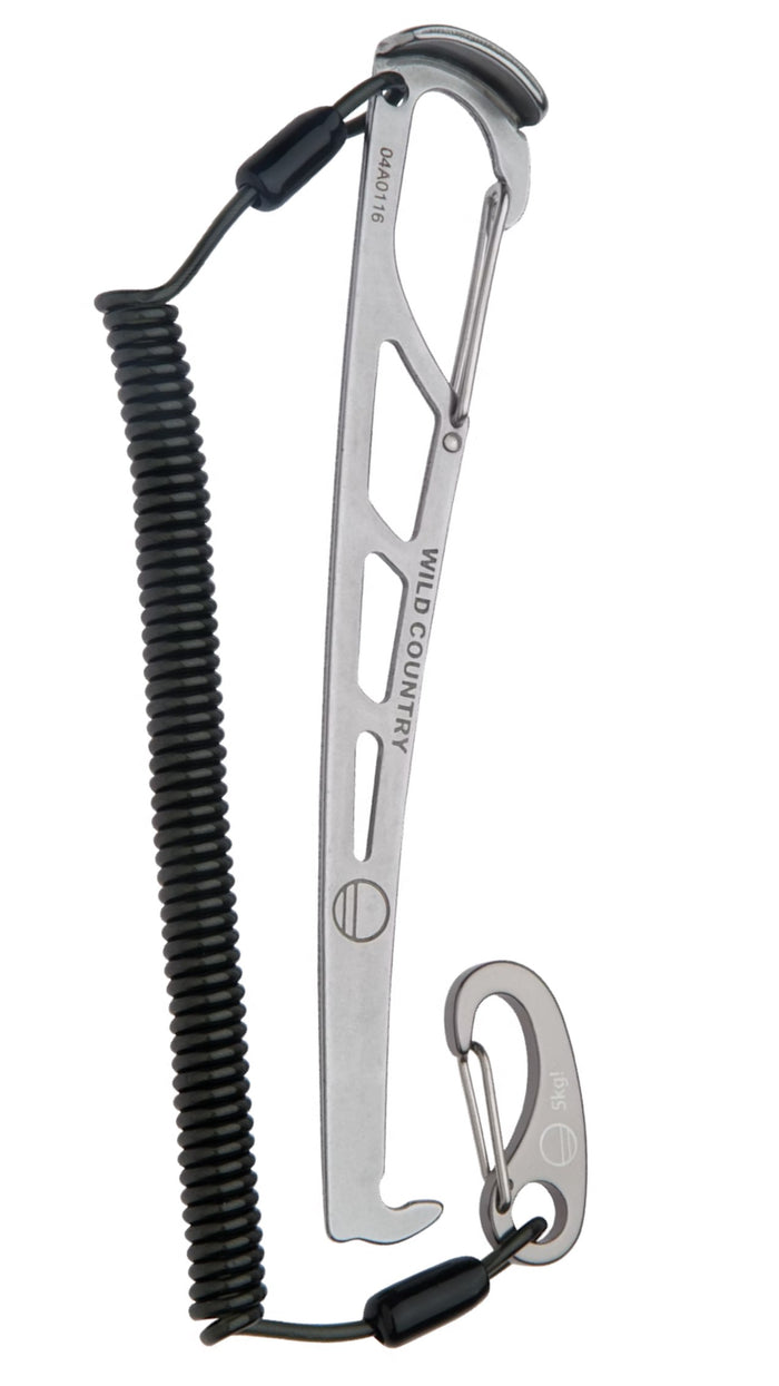 Wild Country Pro Key and Leash climbing nut tool - The Climbing Shop 9:16