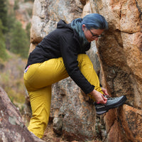 Ocun Sansa Pant - M - Yellow Antique Moss - The Climbing Shop