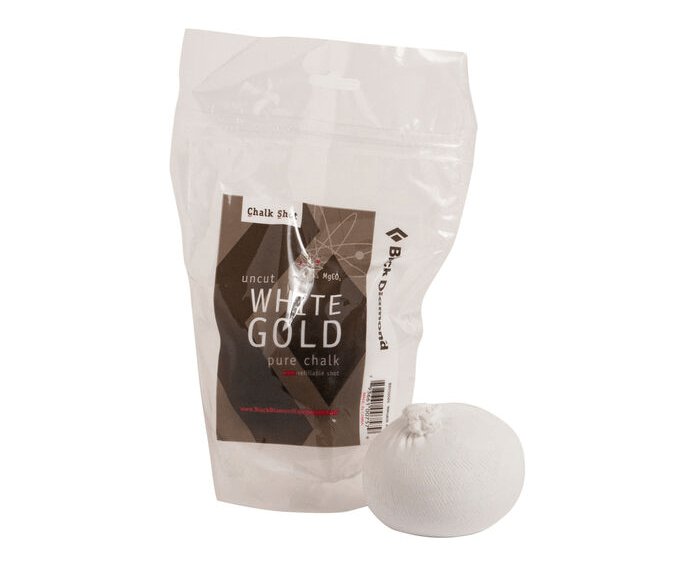Black Diamond White Gold Chalk Ball - Refillable - - The Climbing Shop