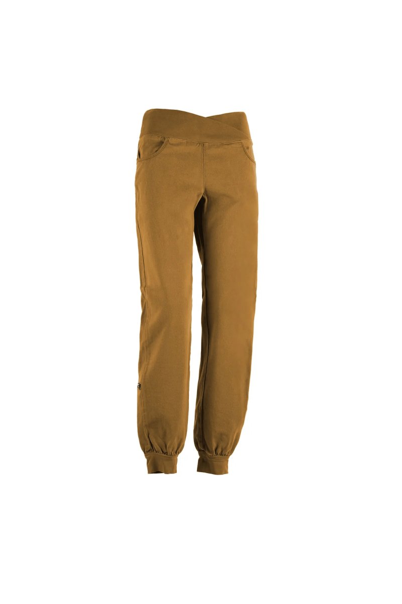 E9 Olivia Pants - SM - Caramel - The Climbing Shop