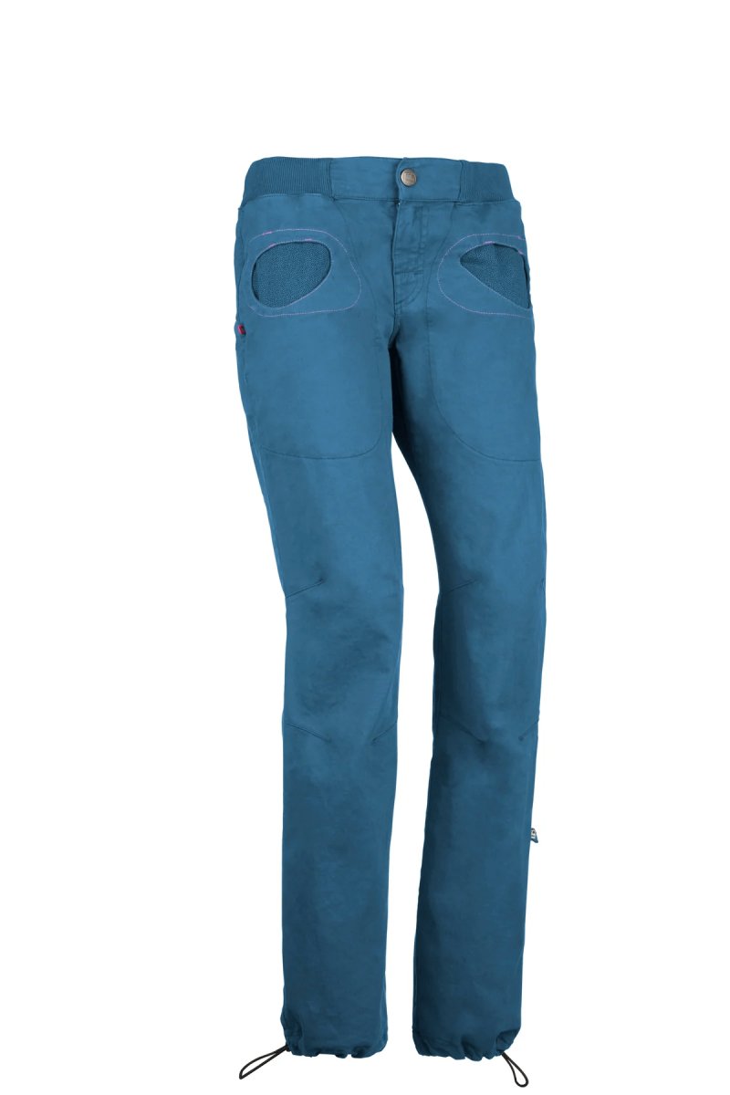 E9 Onda Slim2 Womens Pants - SM - Kingfisher - The Climbing Shop