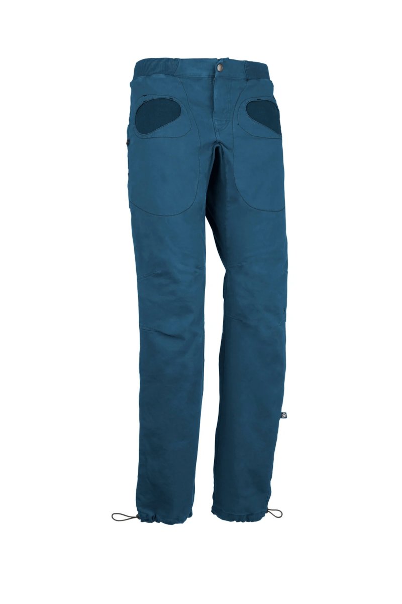 E9 Rondo Slim Pants - XS - Kingfisher - The Climbing Shop