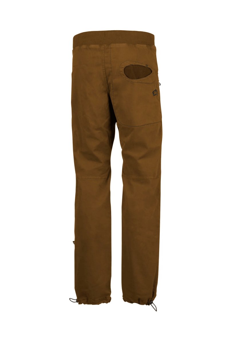E9 Rondo Slim Pants - tobacco - The Climbing Shop